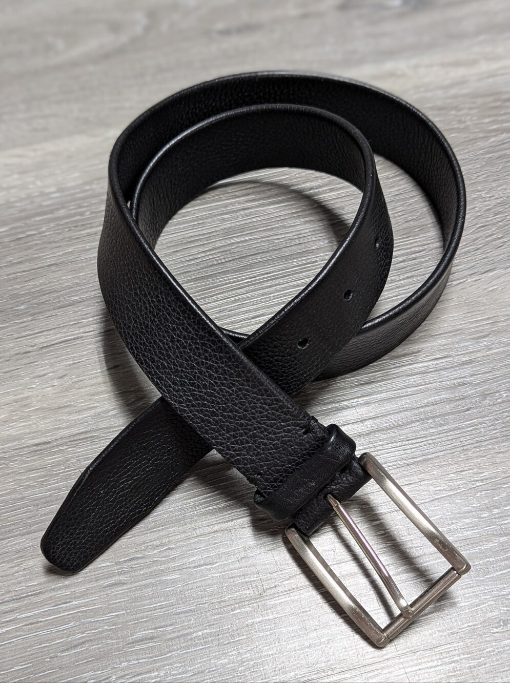 Cole Haan Black Leather Belt Size 32